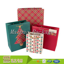Beautiful Custom Design Colorful Printing Small Christmas Paper Goodie Bags for Kids